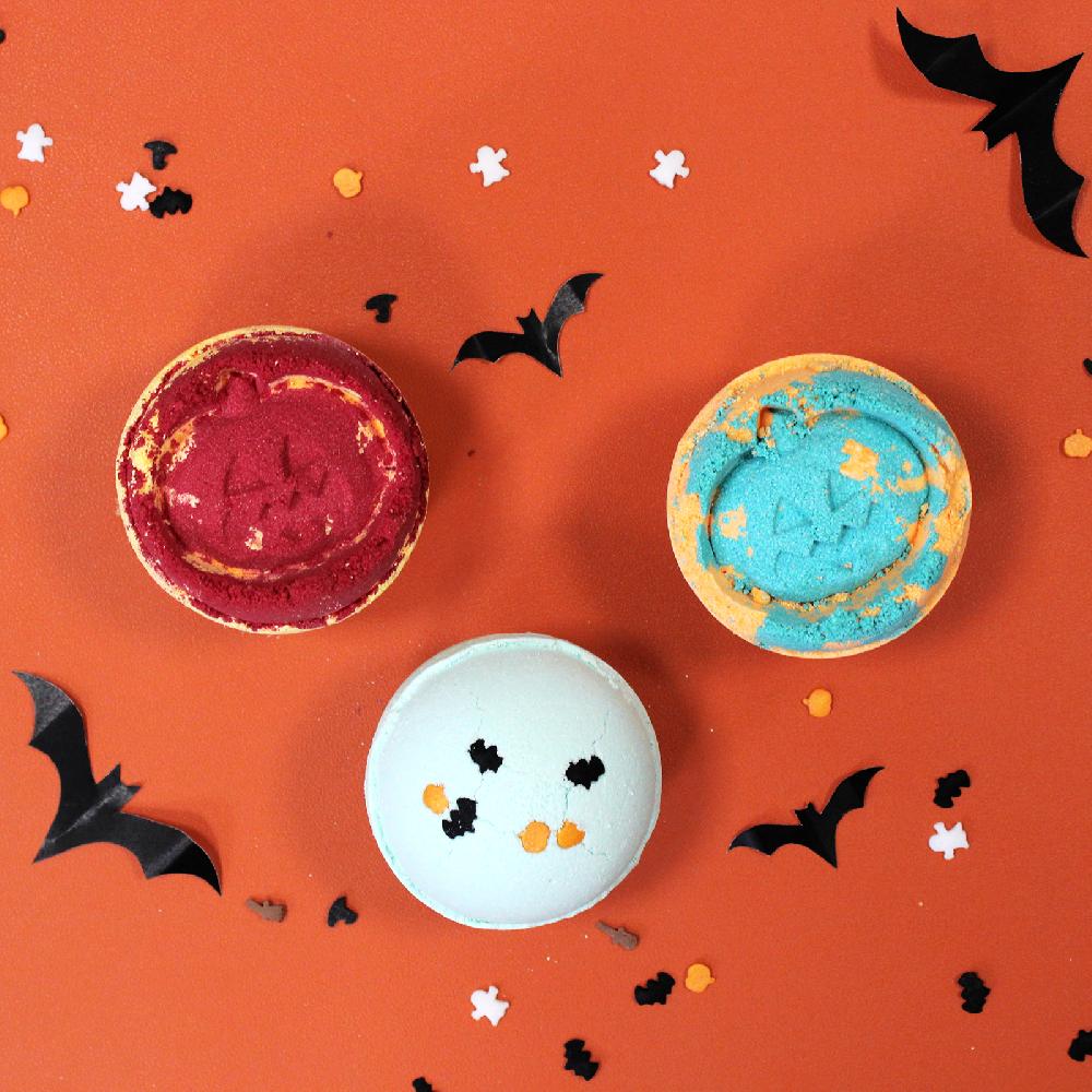Ancient Wisdom 16x Fennel & Orange Halloween Bath Bomb