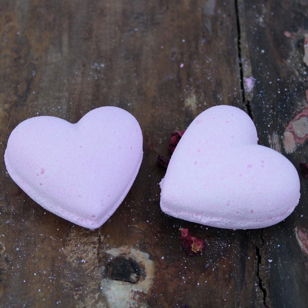 Ancient Wisdom 16x Love Heart Bath Bomb 70g - Bubblegum
