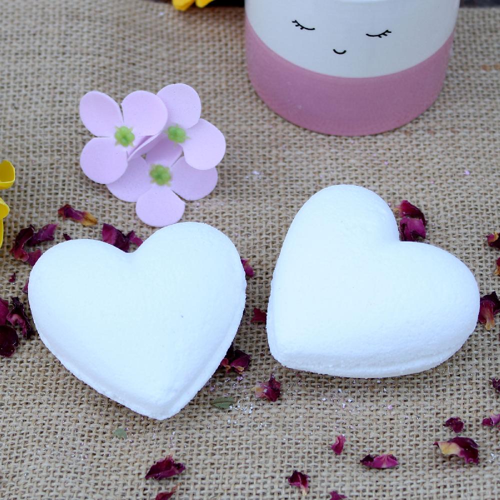 Ancient Wisdom 16x Love Heart Bath Bomb 70g - Coconut