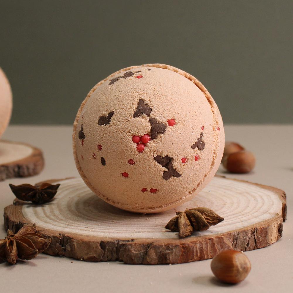 Ancient Wisdom 16x Reindeer And Red Nose Bath Bomb - Toffee & Caramel