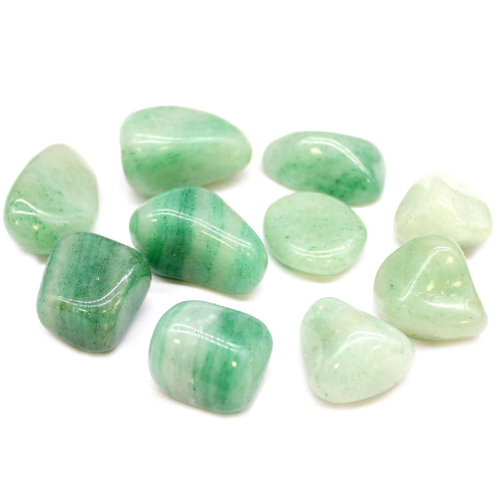 ancient wisdom 18x XL Tumble Stones - Aventurine Xtra Light