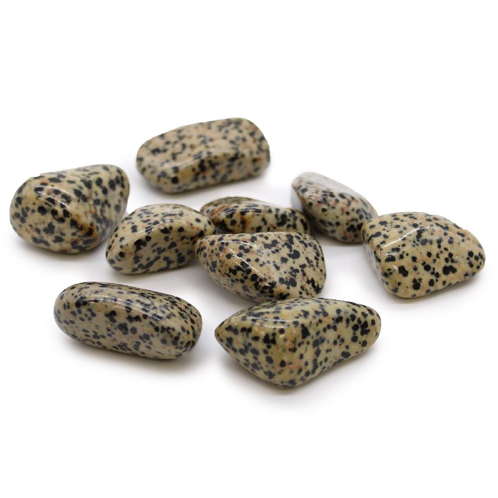 ancient wisdom 18x XL Tumble Stones - Dalmation Stone
