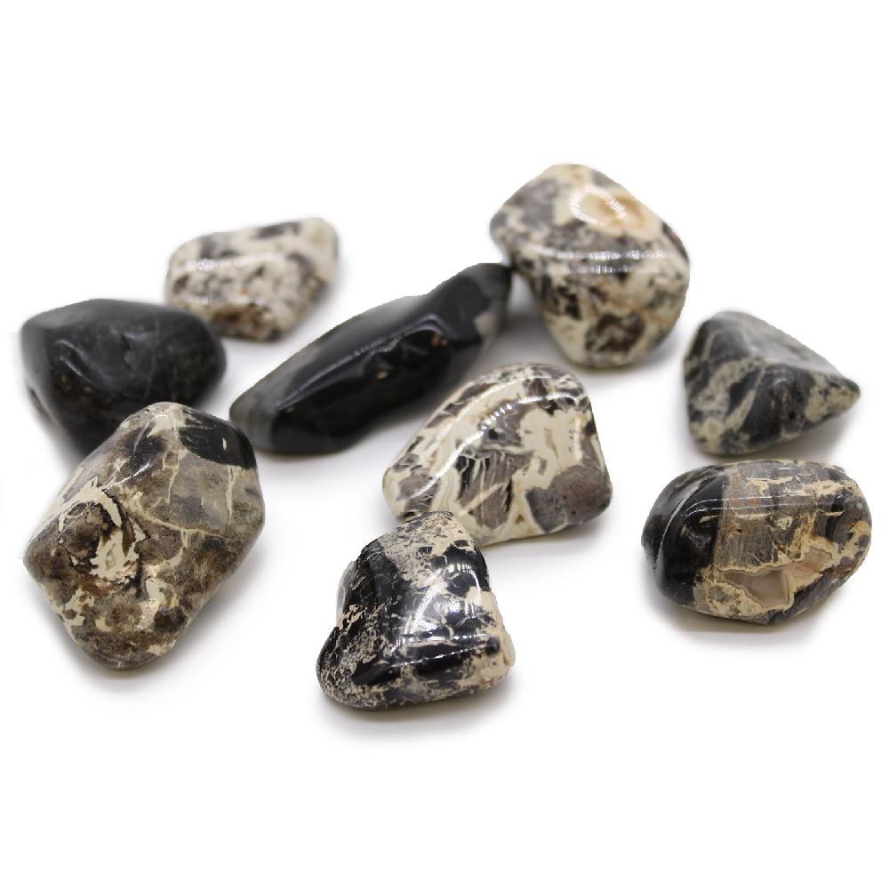 ancient wisdom 18x XL Tumble Stones - Jasper - Silverleaf
