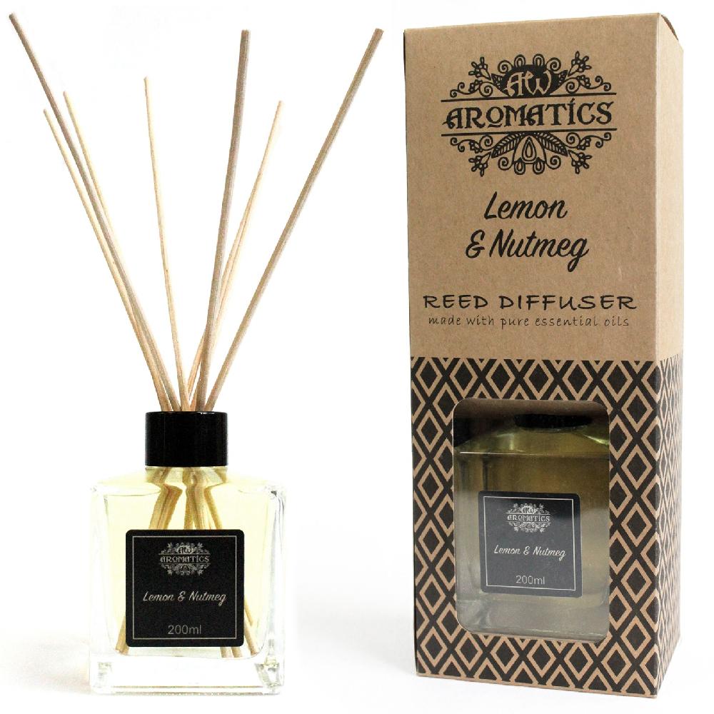 ancient wisdom 200ml Lemon & Nutmeg Essential Oil Reed Diffuser