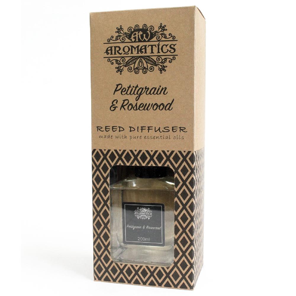 Ancient Wisdom 200ml Petitgrain & Rosewood Essential Oil Reed Diffuser
