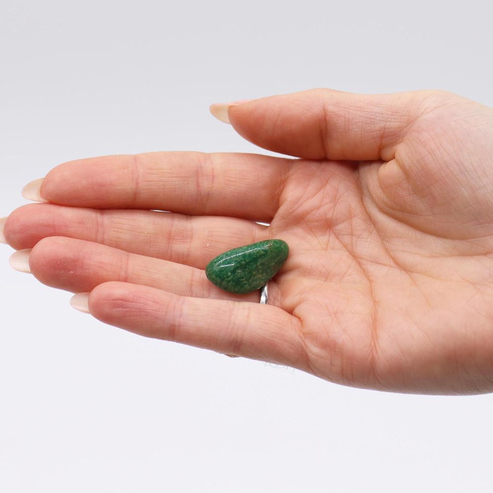 Ancient Wisdom 24x African Gemstone Quartz - Green - Size 5 - 16mm (KG)