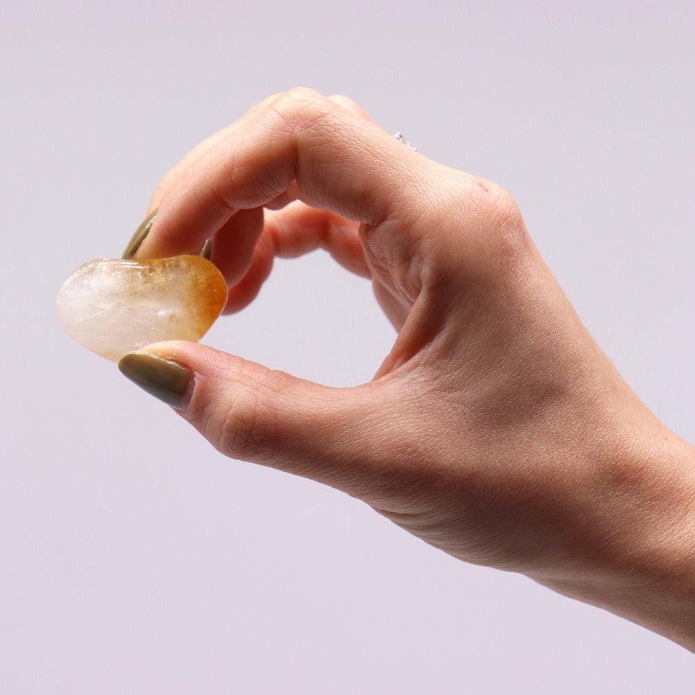 Ancient Wisdom 24x L Tumble Stone - Citrine Quartz Grade A