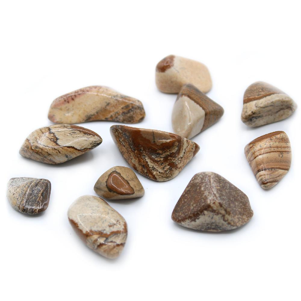 ancient wisdom 24x L Tumble Stone - Kalahari Desert Stone
