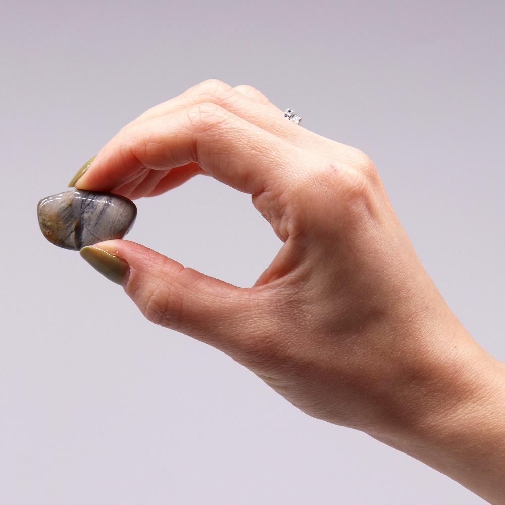 Ancient Wisdom 24x M Tumble Stone - Jasper - Silverleaf