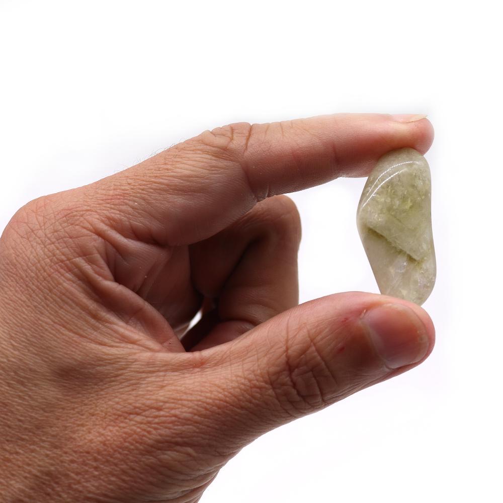 Ancient Wisdom 24x M Tumble Stone - Prasiolite (Grade A)