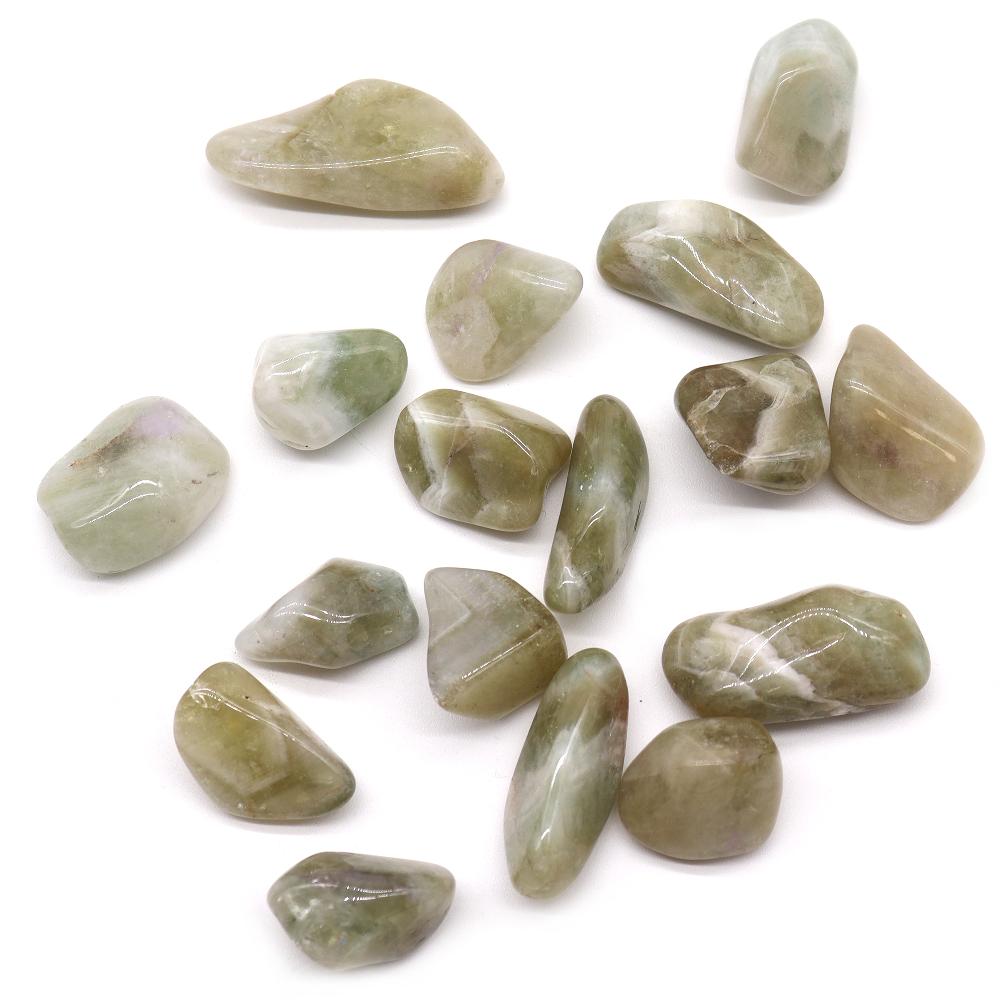 ancient wisdom 24x M Tumble Stone - Prasiolite (Grade A)