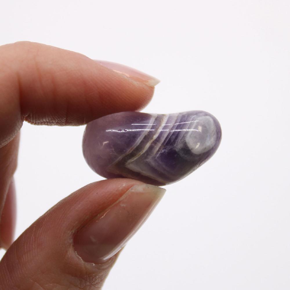 Ancient Wisdom 24x Small African Tumble Stone - Amethyst