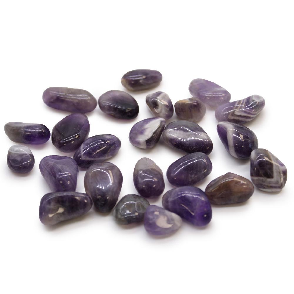 ancient wisdom 24x Small African Tumble Stone - Amethyst