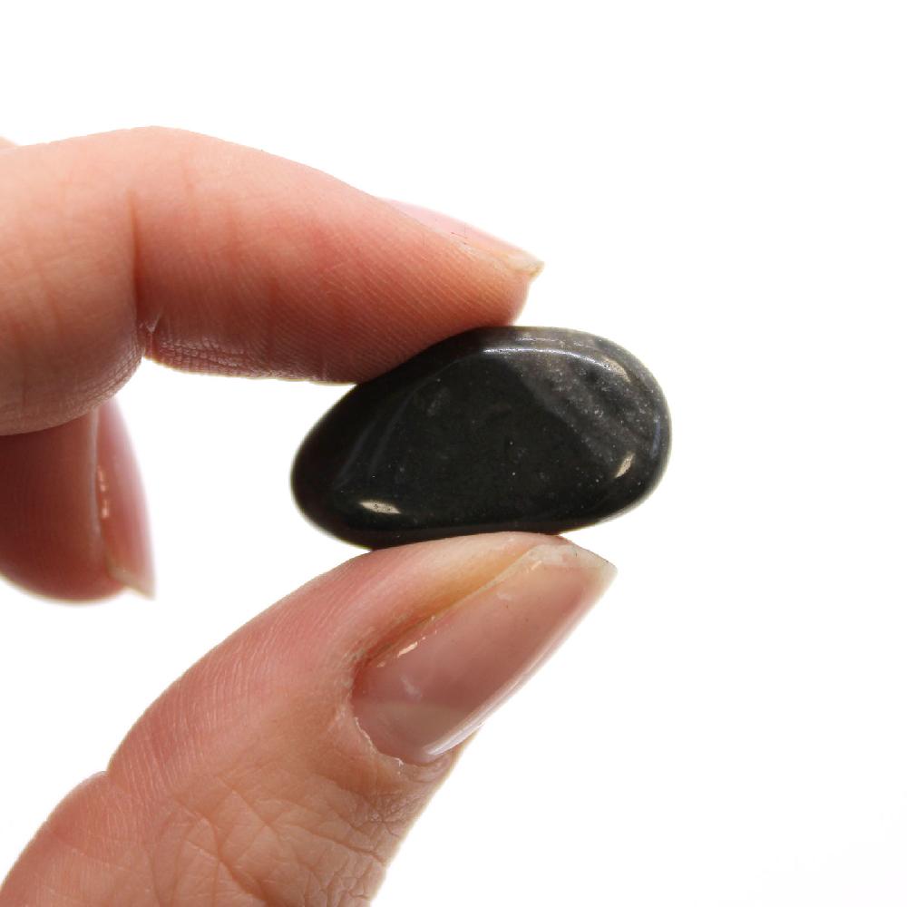 Ancient Wisdom 24x Small African Tumble Stone - Black Onyx