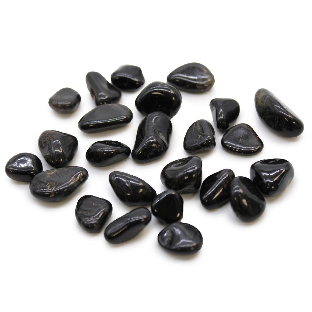 ancient wisdom 24x Small African Tumble Stone - Black Onyx