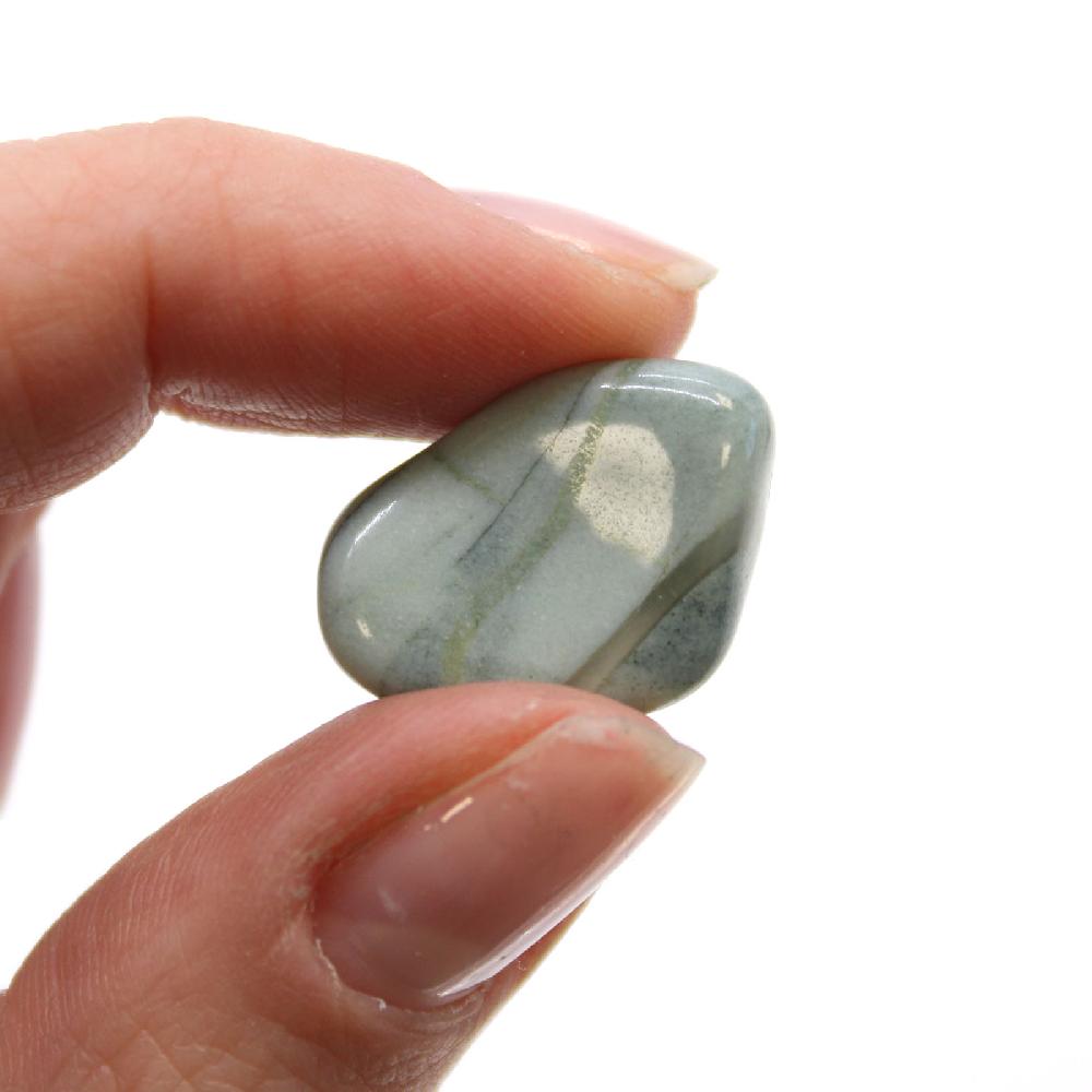 Ancient Wisdom 24x Small African Tumble Stone - Bloodstone - Sephtonite