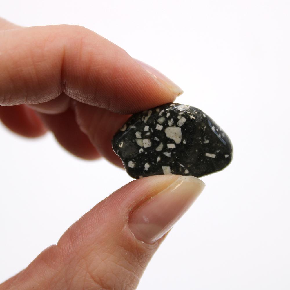 Ancient Wisdom 24x Small African Tumble Stone - Guinea Fowl