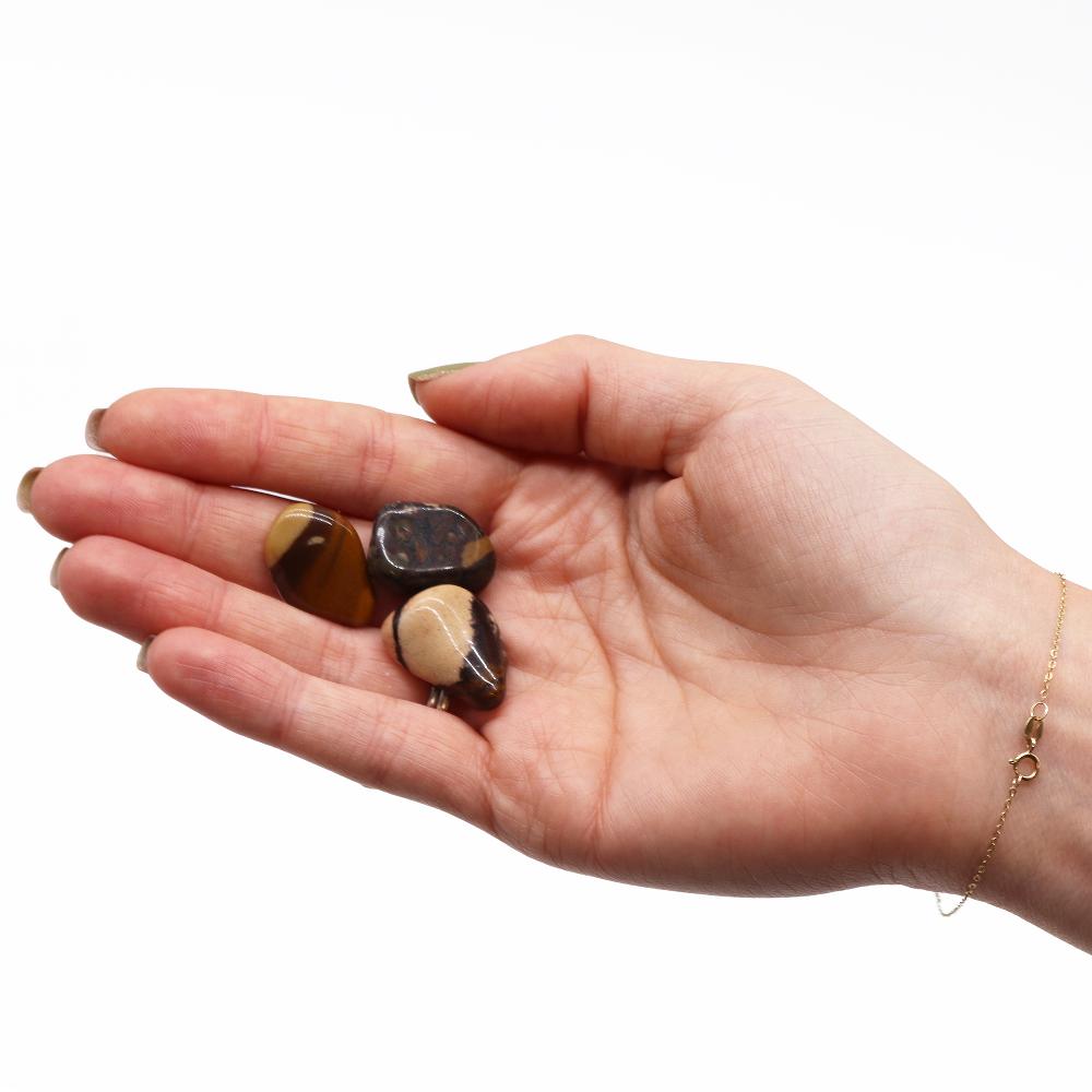 Ancient Wisdom 24x Small African Tumble Stone - Jasper Nguni