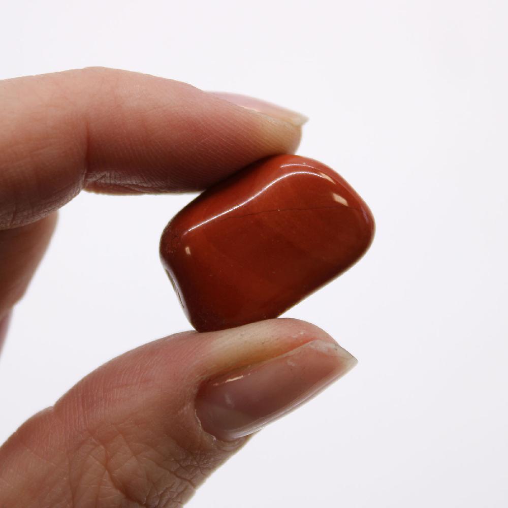 Ancient Wisdom 24x Small African Tumble Stone - Jasper - Red