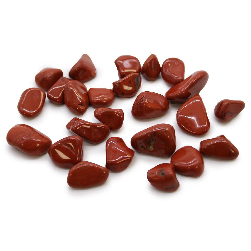 ancient wisdom 24x Small African Tumble Stone - Jasper - Red