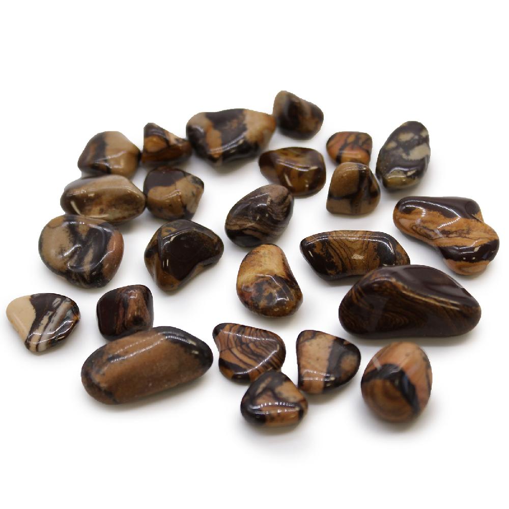 ancient wisdom 24x Small African Tumble Stone - Picture Nguni
