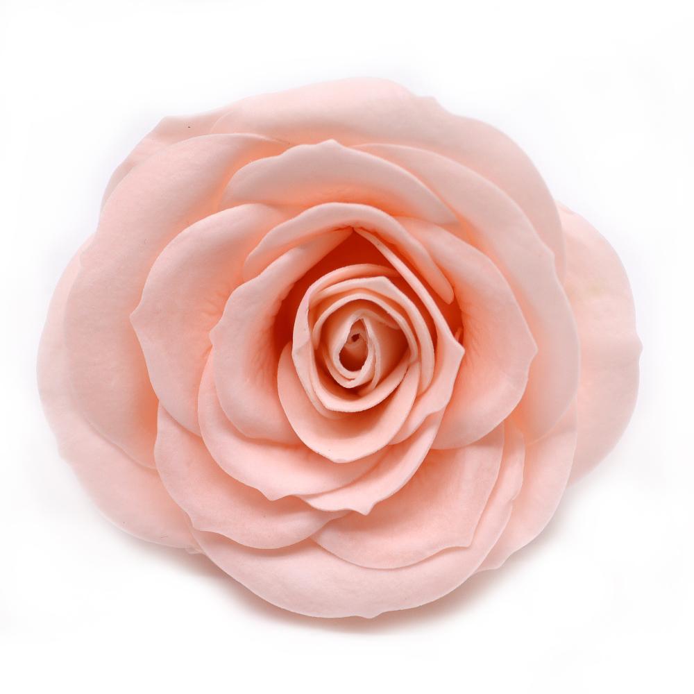 Ancient Wisdom 25x Craft Soap Flower - Lrg (7-Layer) Vintage Rose - Edwardian Blush