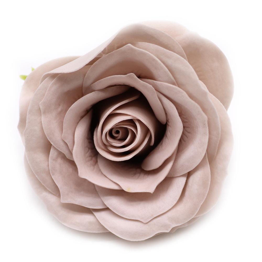 Ancient Wisdom 25x Craft Soap Flower - Lrg (7-Layer) Vintage Rose - Somersett Beige