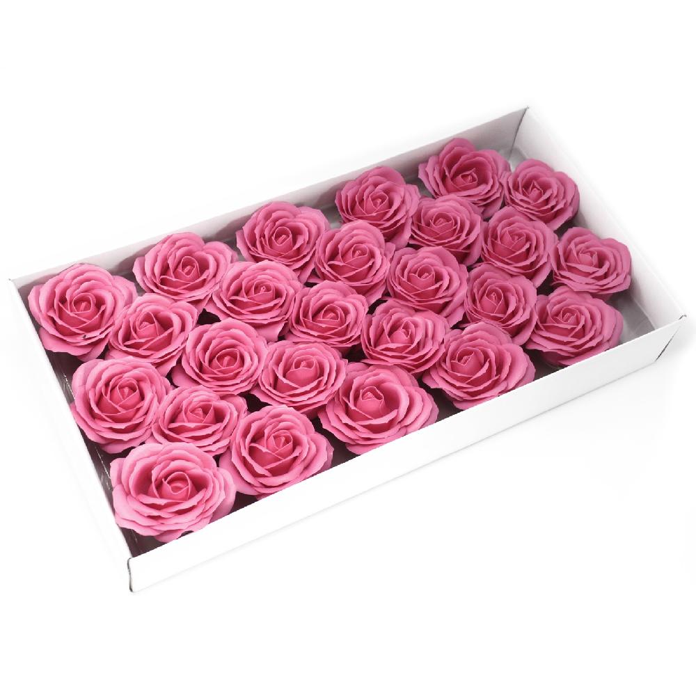 ancient wisdom 25x Craft Soap Flowers - Lrg Rose - Rose