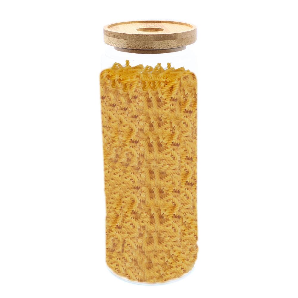 Ancient Wisdom 25x Full Carton Cottage Bamboo Glass Jar - 20cm