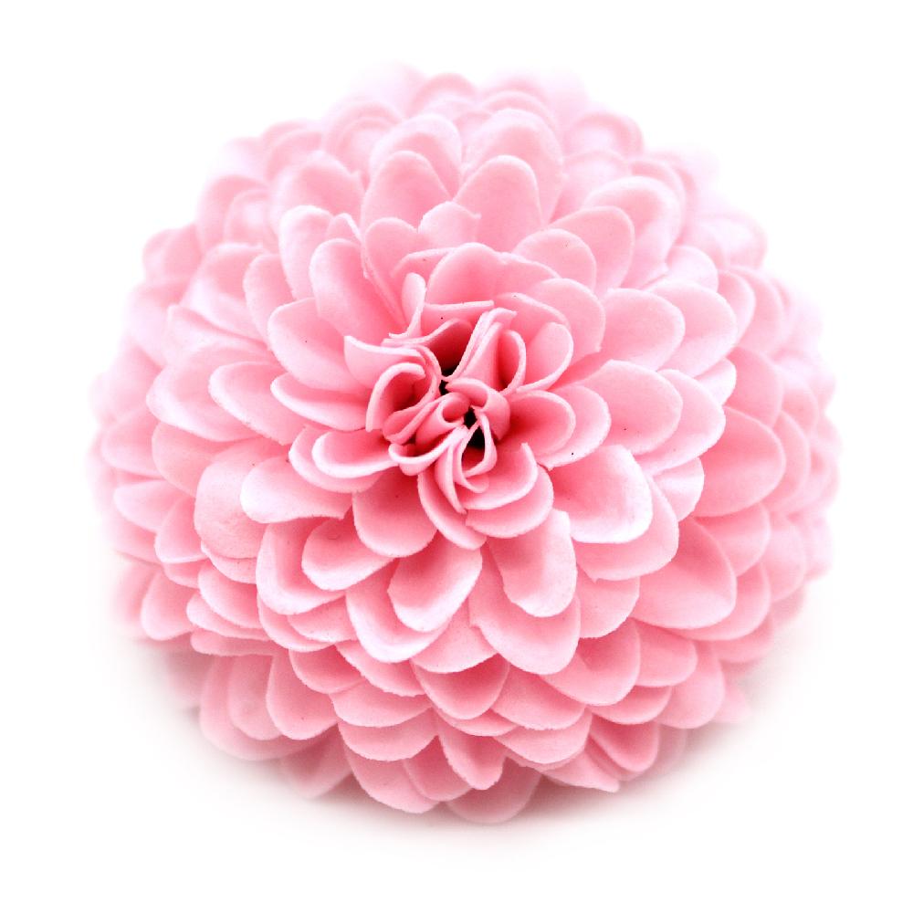 Ancient Wisdom 28x Craft Soap Flower - Small Chrysanthemum - Light Pink