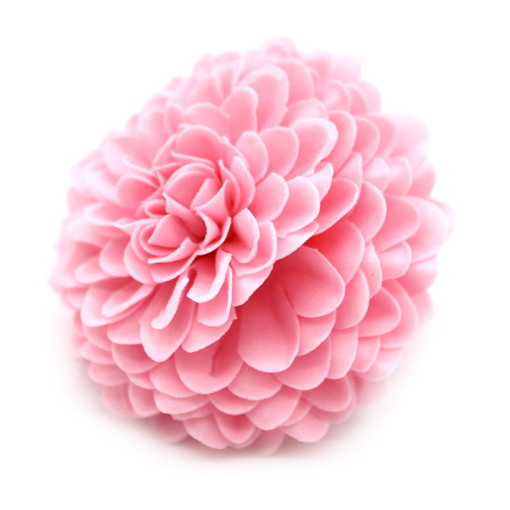 Ancient Wisdom 28x Craft Soap Flower - Small Chrysanthemum - Light Pink