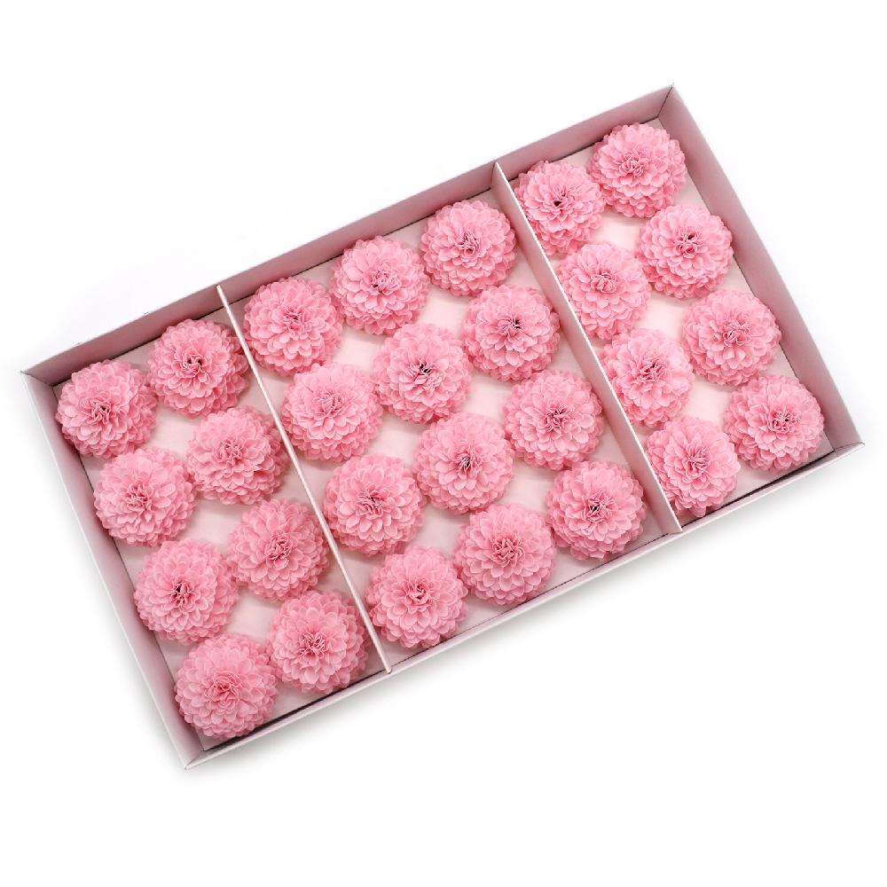 ancient wisdom 28x Craft Soap Flower - Small Chrysanthemum - Light Pink