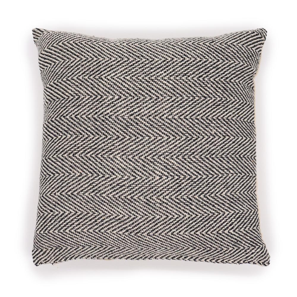 ancient wisdom 2x Classic Cushion Cover - Herringbone Fine Grey - 40x40cm