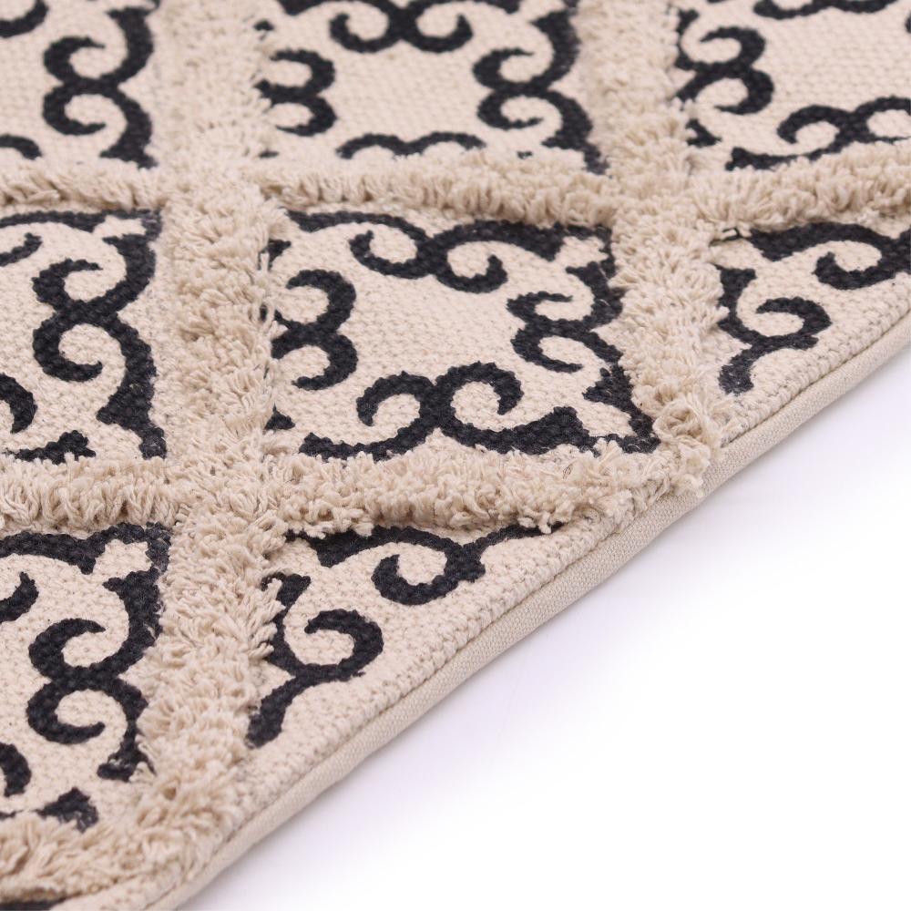 Ancient Wisdom 2x Classic Cushion Cover - Lux Criss-Cross & Print - 45x45cm