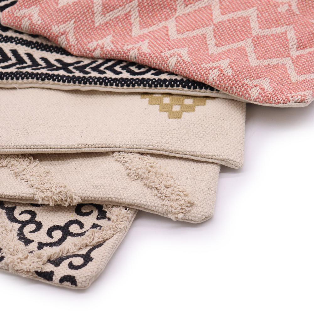 Ancient Wisdom 2x Classic Cushion Cover - Maze Black - 40x40cm