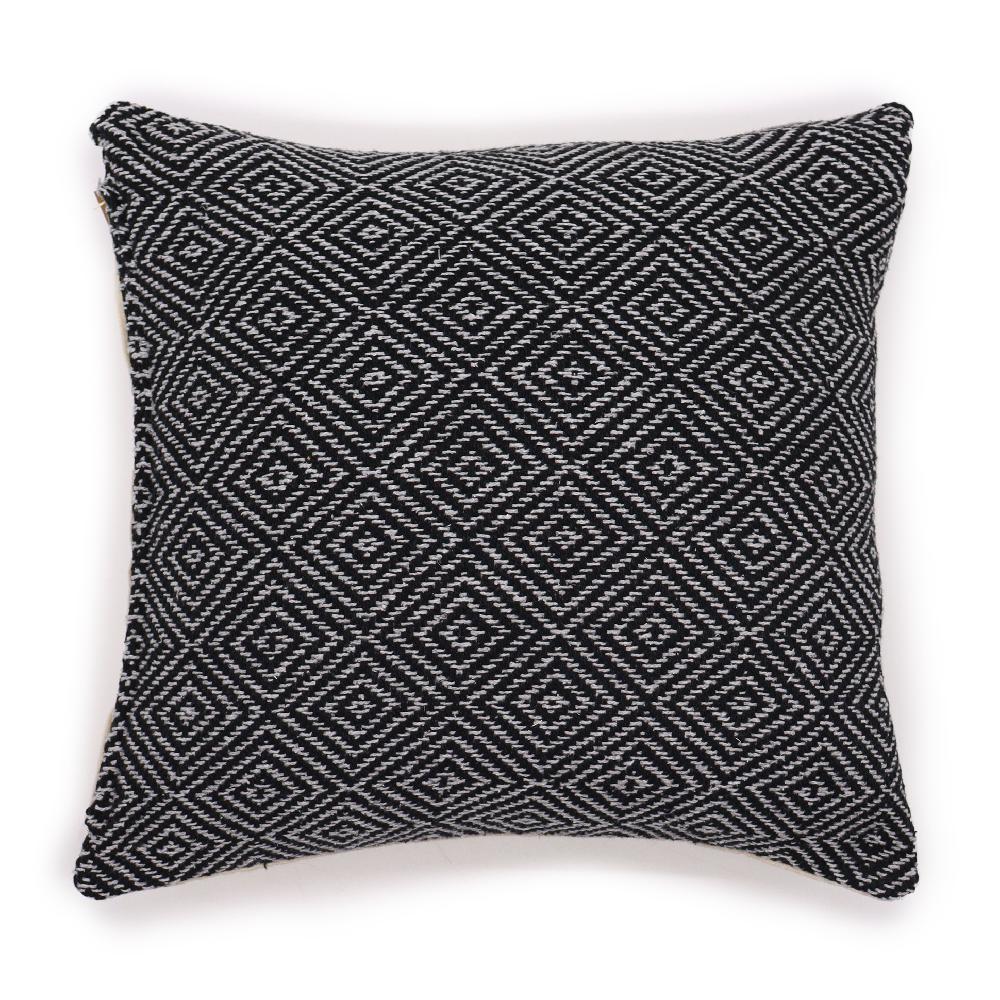 ancient wisdom 2x Classic Cushion Cover - Maze Black - 40x40cm
