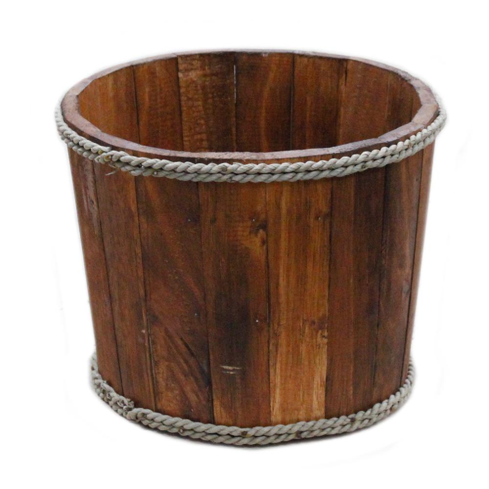 ancient wisdom 2x Small Nautical Display Tub - Brown 21x29cm