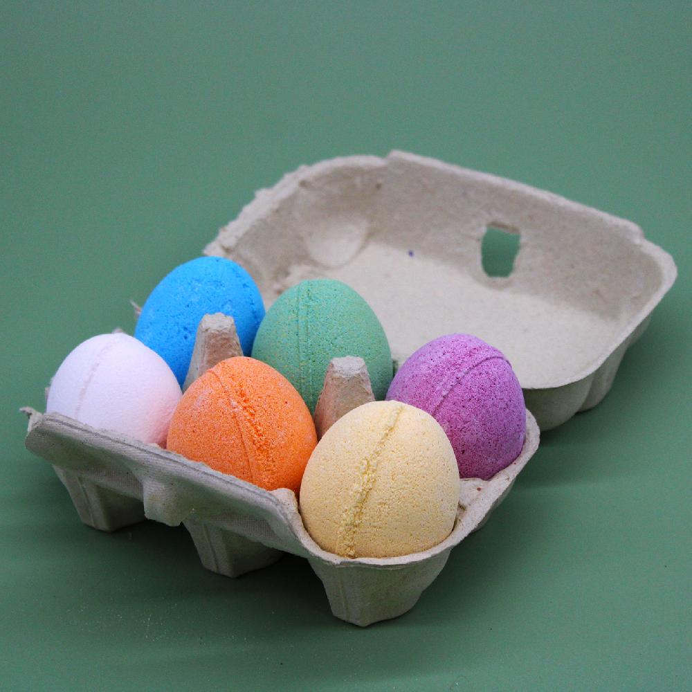 Ancient Wisdom 30x Bath Eggs In A Tray- Tangerine & Grapefruit