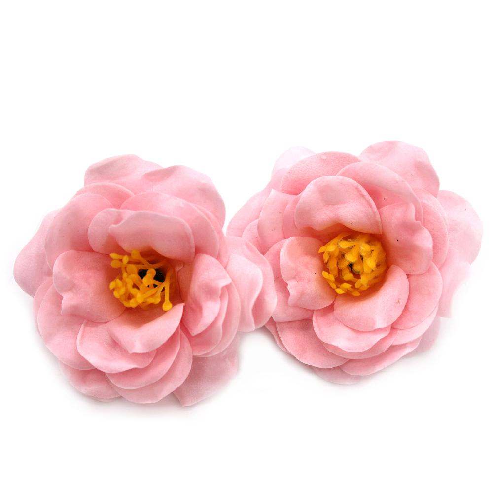 Ancient Wisdom 36x Craft Soap Flower - Camellia - Light Pink