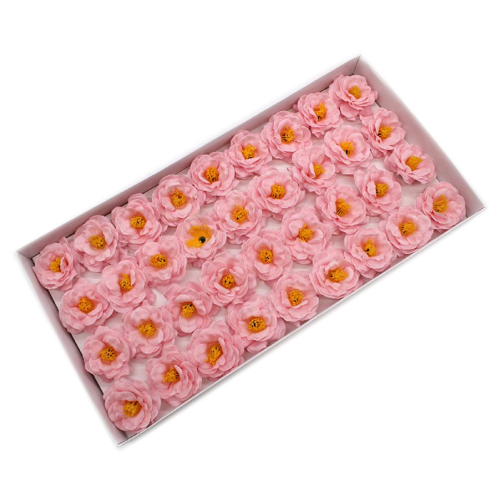 ancient wisdom 36x Craft Soap Flower - Camellia - Light Pink