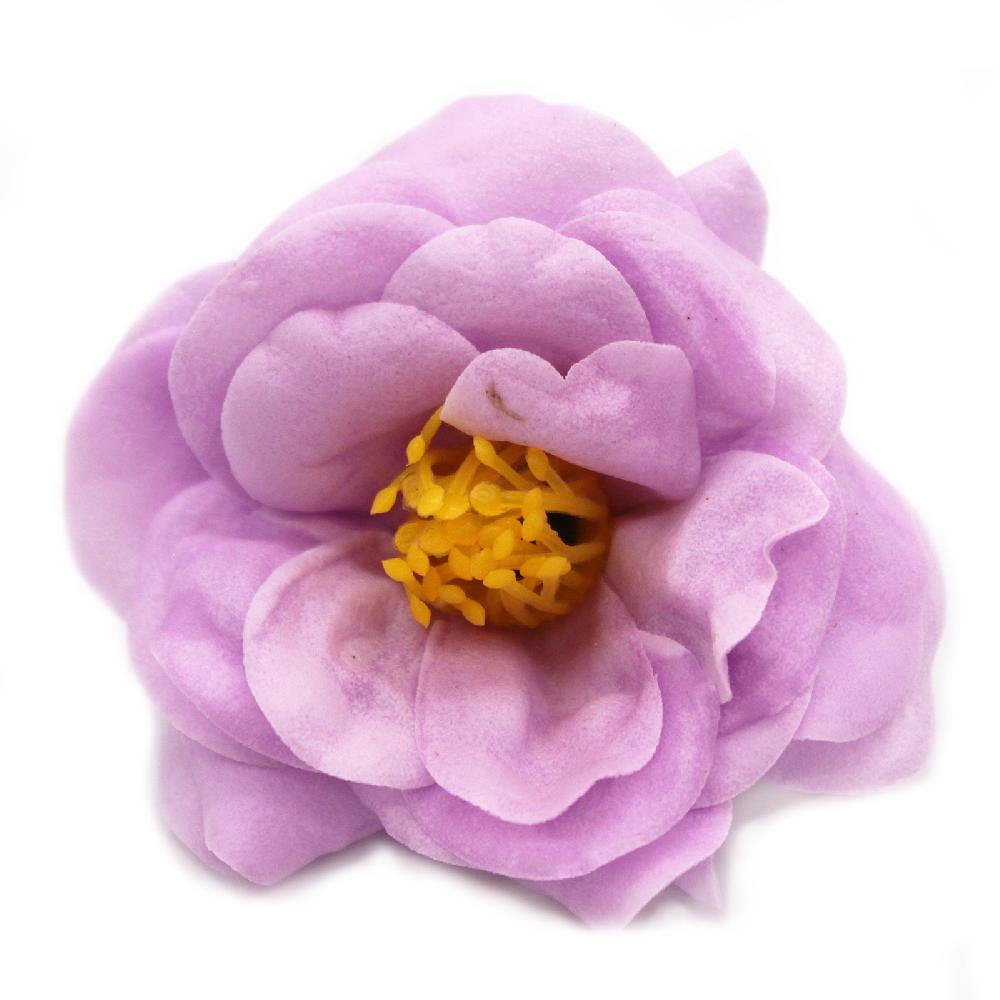 Ancient Wisdom 36x Craft Soap Flower - Camellia - Light Purple