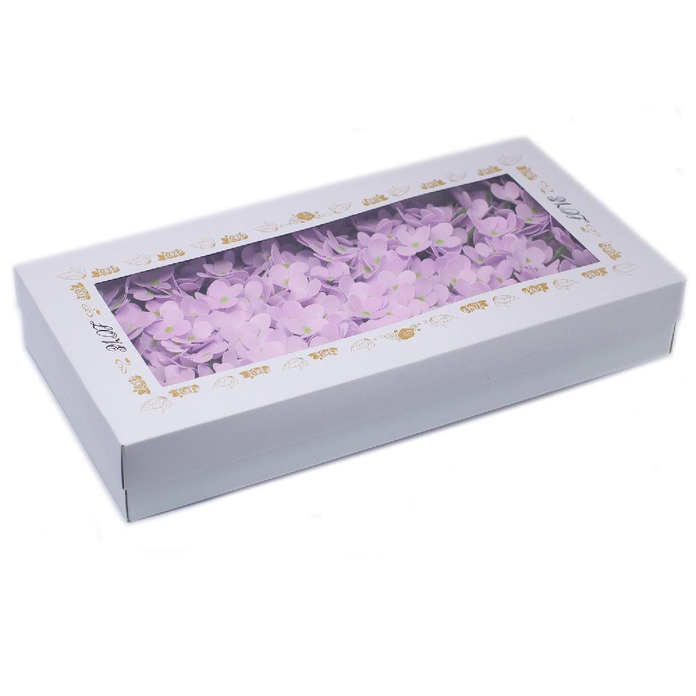 ancient wisdom 36x Craft Soap Flowers - Hyacinth Bean - Pink