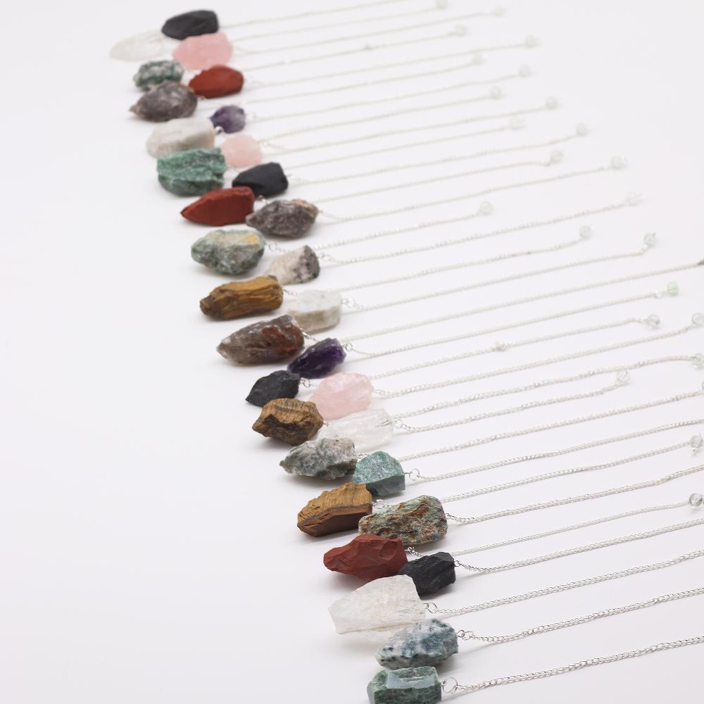 ancient wisdom 36x Gemstone Pendulum Starter (12x 3 Crystals) 4cm - Raw Crystals