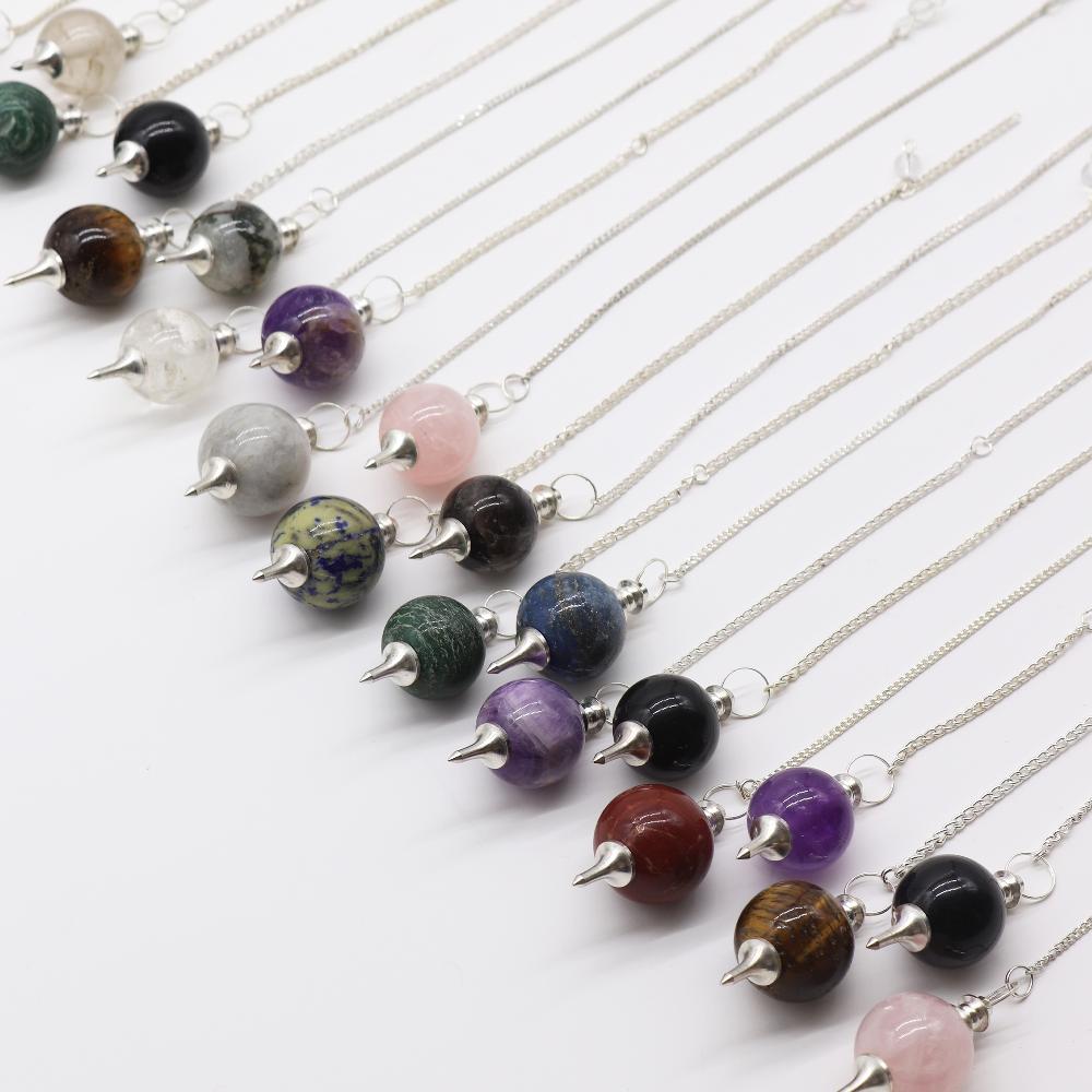 ancient wisdom 36x Gemstone Pendulum Starter (12x 3 Crystals) 4cm - Spheres