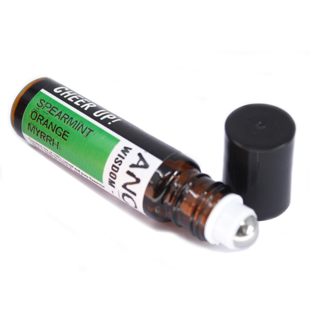 Ancient Wisdom 3x 10ml Roll On Essential Oil Blend - Cheer Up