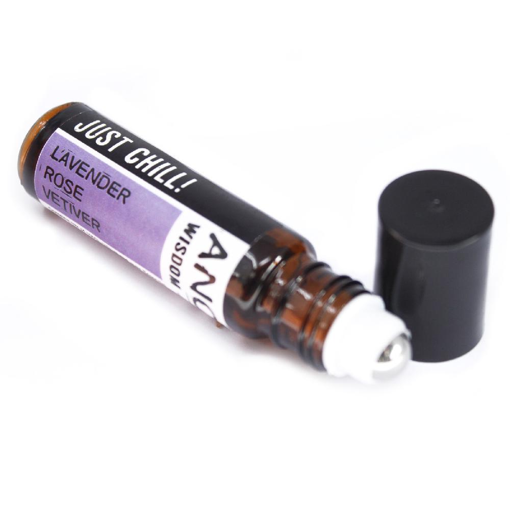 Ancient Wisdom 3x 10ml Roll On Essential Oil Blend - Just Chill