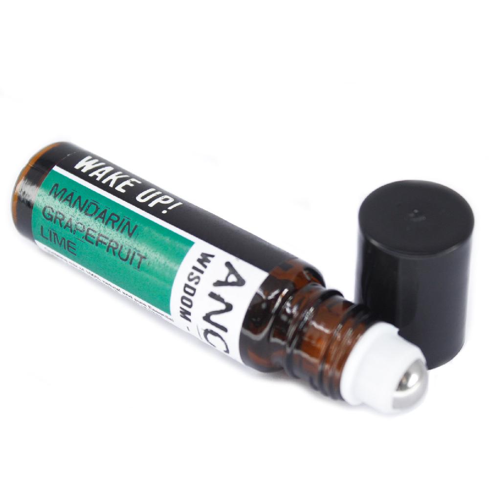 Ancient Wisdom 3x 10ml Roll On Essential Oil Blend - Wake Up