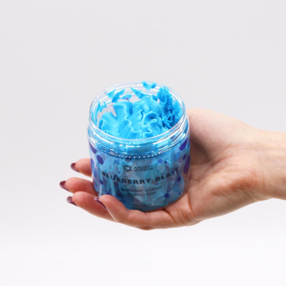 Ancient Wisdom 3x Blueberry Blast Whipped Soap 120g