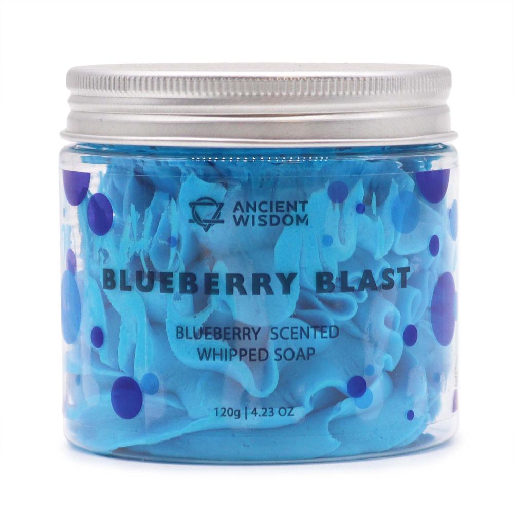 ancient wisdom 3x Blueberry Blast Whipped Soap 120g