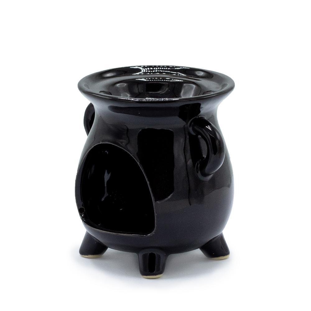 Ancient Wisdom 3x Cauldron Oil Burner - Tree Of Life - Black
